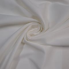 White Colour Crepe Satin Fabric