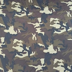 Multi Colour Crepe Printed Fabric