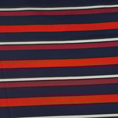 Multi Colour Crepe Printed Fabric