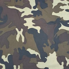 Multi Colour Crepe Printed Fabric