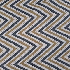 Multi Colour Crepe Printed Fabric