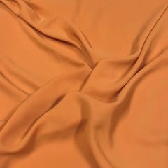 Dusty Peach Colour Cross Georgette Fabric (N81)