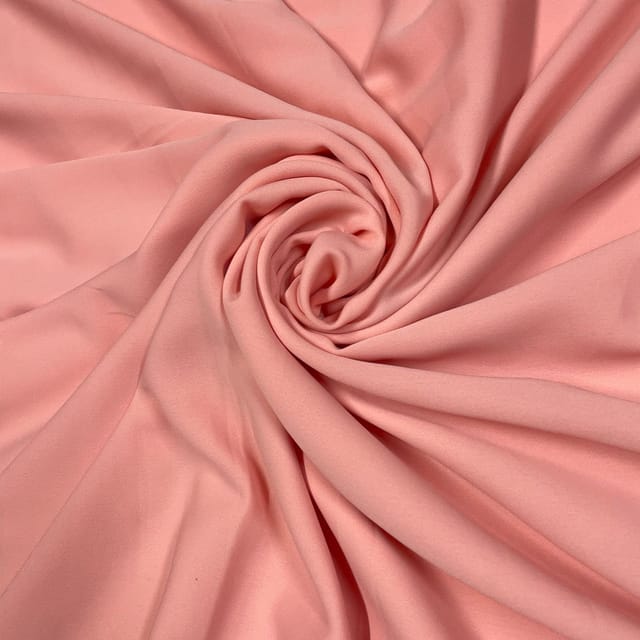 Rose Pink Colour Heavy Georgette Fabric (N128)