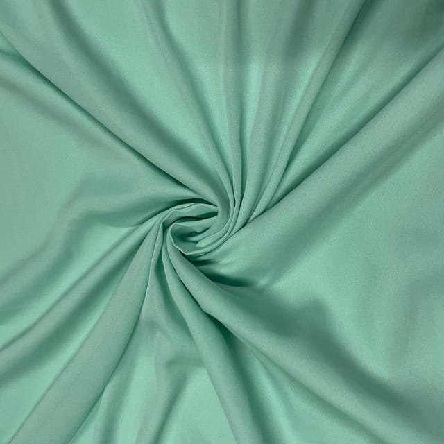 Sea Green Colour Heavy Georgette Fabric (N91L)