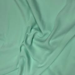 Sea Green Colour Heavy Georgette Fabric (N91L)