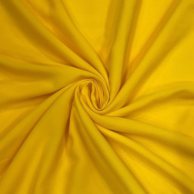 Mango Yellow Colour Heavy Georgette Fabric (N164)