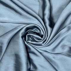 Grey Colour Armani Satin Fabric (N65)