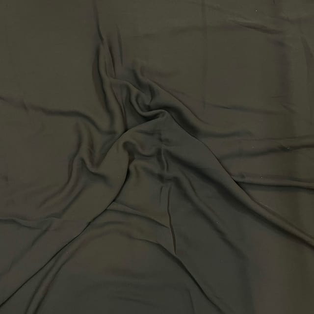 Black Colour Heavy Georgette Fabric