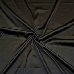 Black Colour Armani Satin Fabric