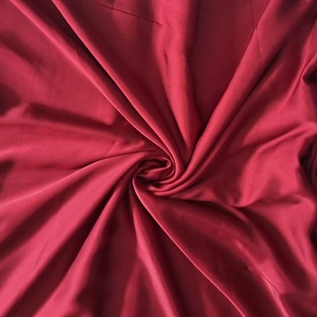 Maroon Colour Armani Satin Fabric
