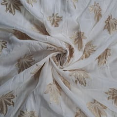 Dyeable Dola Silk Zari Fabric