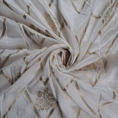 Dyeable Dola Silk Zari Fabric