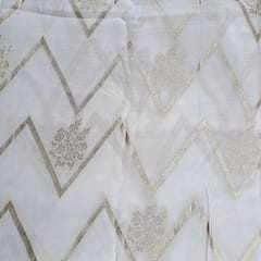 Dyeable Dola Silk Zari Fabric