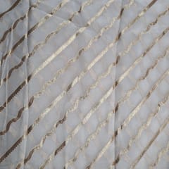 Dyeable Organza Zari Fabric