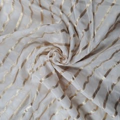 Dyeable Organza Zari Fabric