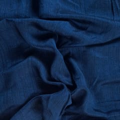 Navy Blue Colour Naysha Silk Fabric