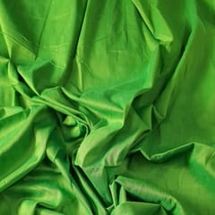 Parrot Green Colour Cotton Silk Fabric (N11)