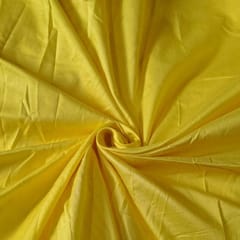 Yellow Colour Cotton Silk Fabric (N5)