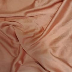 Peach Colour Poly Satin Fabric (N291)