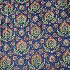 Multi Colour Semi Pashmina Printed Fabric