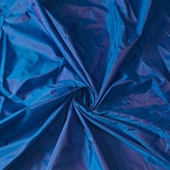 Blue Colour Two Tone Poly Silk Fabric