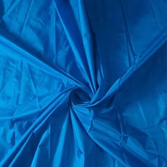 Light Blue Colour Poly Silk Fabric