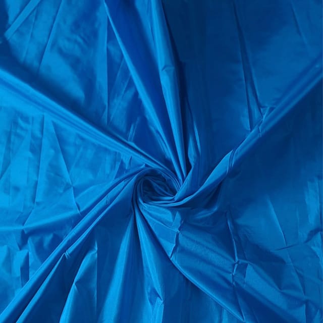 Light Blue Colour Poly Silk Fabric