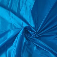 Sky Blue Colour Poly Silk Fabric (N72D)