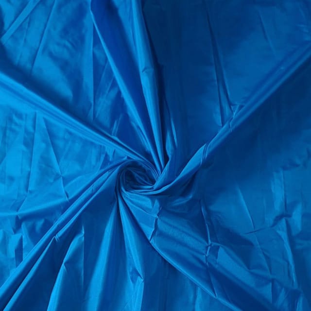 Royal Blue Colour Poly Silk Fabric (N325)