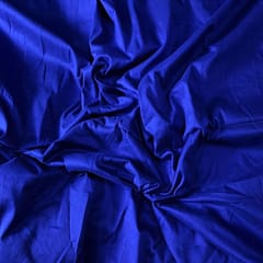 Blue Colour Cotton Silk Fabric (N89)