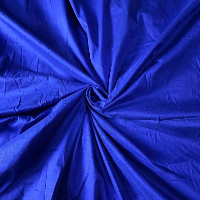 Blue Colour Cotton Silk Fabric (N89)