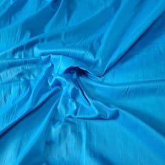 Sky Blue Colour Cotton Silk Fabric (N185)