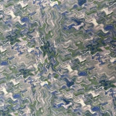 Green Colour High Quality Velvet with Marble Finish Printed Fabric
