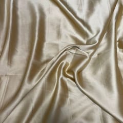 Light Gold Colour Poly Satin Fabric (N135)