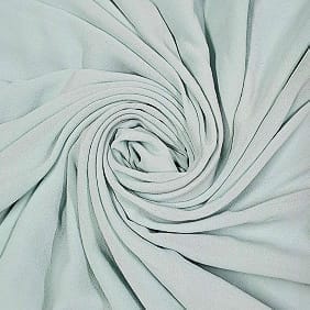 Mint Green Colour Pearl Georgette Fabric (N101LL)