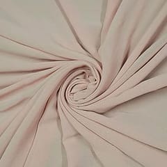 Peach Colour Pearl Georgette Fabric (N118)