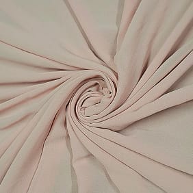 Peach Colour Pearl Georgette Fabric (N118)