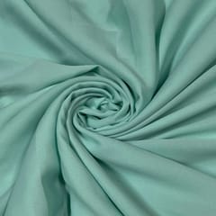 Sea Green Colour Triple Georgette Fabric (N101LL)