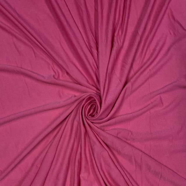 Pink Colour Crepe Scuba Fabric (N21)