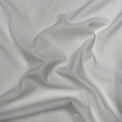 White Colour Moss Crepe Fabric