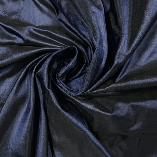 Navy Blue Colour Pure Silk Fabric