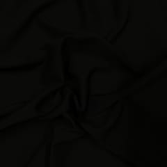 Black Colour Moss Crepe Fabric