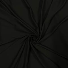 Black Colour Moss Crepe Fabric