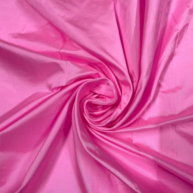 Light Pink Colour Pure Satin Silk Fabric