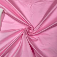 Light Pink Colour Pure Satin Silk Fabric