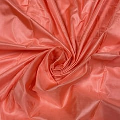 Peach Colour Pure Silk Fabric