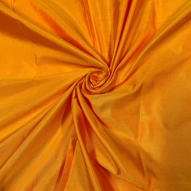 Mustard Colour Pure Satin Silk Fabric