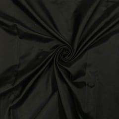 Black Colour Pure Satin Silk Fabric