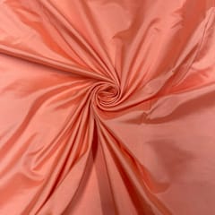 Peach Colour Pure Satin Silk Fabric