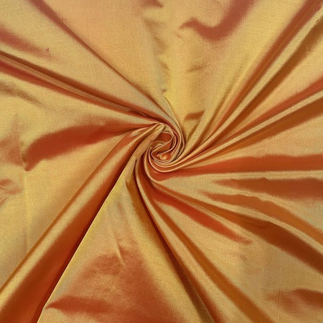Mustard Colour Pure Satin Silk Fabric